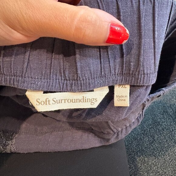 Soft Surroundings Onna Linen Blend Pants - Picture 6 of 7